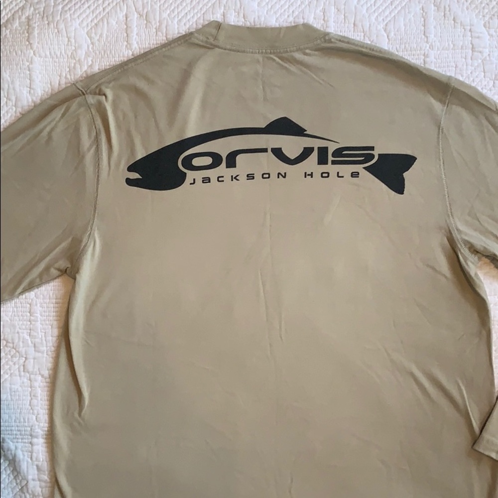 Orvis Men’s Zorrel Athlete Series T Shirt Beige M
